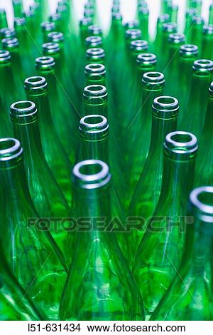 Picture - Empty wine bottles. Fotosearch