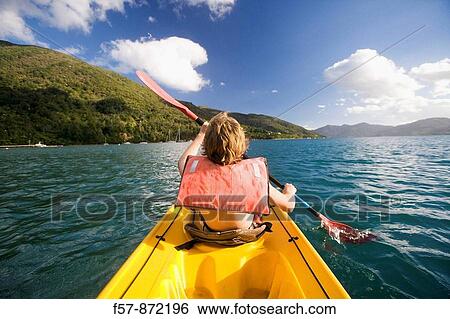 Stock Photograph - Endeavour Inlet, Marlborough Sound, South Island, New Zealand. Fotosearch