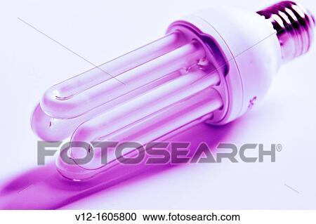 Energy-saving Light Bulb on white background View Large Photo Image Stock Image - Energy-saving Light Bulb on white background. Fotosearch