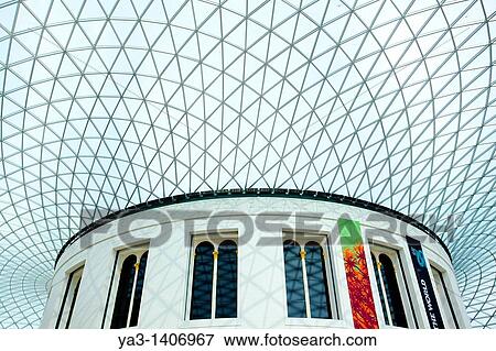 England, Greater London, London Borough of Camden The covered great courtyard of the British Museum, Bloomsbury, London View Large Photo Image Stock Photo - England, Greater London, London Borough of Camden The covered great courtyard of the British Museum, Bloomsbury, London. Fotosearch