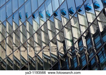 England, Greater London, The City of London Abstract view of the modern architecture of the financial square mile in the City of London Here the Lloyds building is reflected upon the mirror face of nearby offices View Large Photo Image Stock Photograph - England, Greater London, The City of London Abstract view of the modern architecture of the financial square mile in the City of London Here the Lloyds building is reflected upon the mirror face of nearby offices. Fotosearch