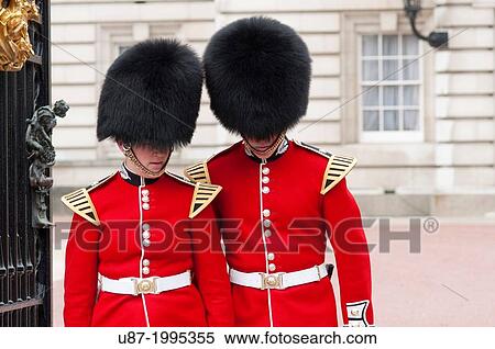 England, London, Buckingham Palace, Member of the Scots Guard at Buckingham Palace. View Large Photo Image Stock Photography - England, London, Buckingham Palace, Member of the Scots Guard at Buckingham Palace.. Fotosearch