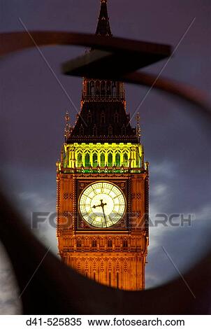 England, London, fountain sculpture and Big Ben at sunset View Large Photo Image Stock Photography - England, London, fountain sculpture and Big Ben at sunset. Fotosearch