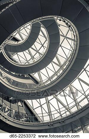 England, London, London City Hall, interior stairs. View Large Photo Image Stock Image - England, London, London City Hall, interior stairs.. Fotosearch