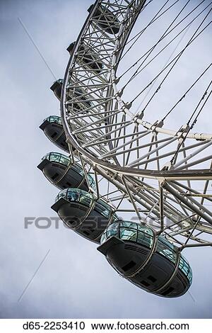 England, London, Southbank, The London Eye, morning. View Large Photo Image Stock Image - England, London, Southbank, The London Eye, morning.. Fotosearch