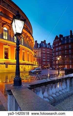 England, London, The Royal Borough of Kensington and Chelsea, The Royal Albert Hall Ornate street lamp outside the Royal Albert Hall View Large Photo Image Stock Photo - England, London, The Royal Borough of Kensington and Chelsea, The Royal Albert Hall Ornate street lamp outside the Royal Albert Hall. Fotosearch