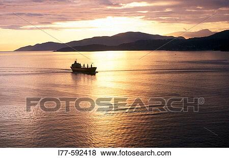 Stock Photo - English Bay. Vancouver. British Columbia. Canada.. Fotosearch