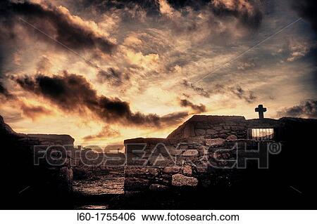 English cementery in Camarias, A Corua, Costa da Morte, Galicia, Spain View Large Photo Image Stock Photograph - English cementery in Camarias, A Corua, Costa da Morte, Galicia, Spain. Fotosearch