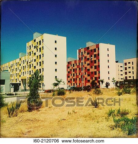 Stock Photograph - Ensanche sur, Alcorcon, Comunidad de Madrid, Spain.. Fotosearch