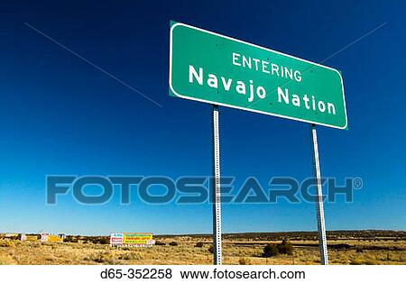 Entering the Navajo Nation sign, I-40 Indian Reservation entrance. Sanders. Arizona, USA View Large Photo Image Stock Photo - Entering the Navajo Nation sign, I-40 Indian Reservation entrance. Sanders. Arizona, USA. Fotosearch