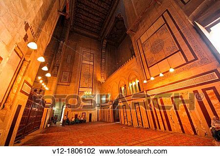 Entrance of Al Refai Mosque, Tomb of Egyptian royal family members, and emperor of Iran Mohammad Reza Shah Pahlavi, Cairo, Egypt, North Africa View Large Photo Image Stock Image - Entrance of Al Refai Mosque, Tomb of Egyptian royal family members, and emperor of Iran Mohammad Reza Shah Pahlavi, Cairo, Egypt, North Africa. Fotosearch