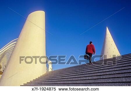 Entrance to City of Arts and Sciences, by S Calatrava Valencia Spain View Large Photo Image Stock Photography - Entrance to City of Arts and Sciences, by S Calatrava Valencia Spain. Fotosearch