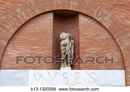 Entrance to Museo Nacional de Arte Romano de Mrida (National Museum of Roman Art of Mrida). Mrida, Badajoz province, Spain View Large Photo Image Stock Photography - Entrance to Museo Nacional de Arte Romano de Mrida (National Museum of Roman Art of Mrida). Mrida, Badajoz province, Spain. Fotosearch