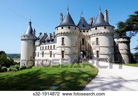 Entrance to the castle of Chaumont Sur Loire, Loire Valley, France Originally built in the 10th century, has undergone multiple renovations until reaching its present appearance It is a French Historic Monument since 1840 View Large Photo Image Stock Image - Entrance to the castle of Chaumont Sur Loire, Loire Valley, France Originally built in the 10th century, has undergone multiple renovations until reaching its present appearance It is a French Historic Monument since 1840. Fotosearch