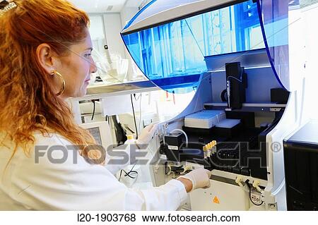 Enzyme immunoassay analysis, Automated ELISA Processing System, Analysis Laboratory, Onkologikoa Hospital, Oncology Institute, Case Center for prevention, diagnosis and treatment of cancer, Donostia, San Sebastian, Gipuzkoa, Basque Country, Spain View Large Photo Image Stock Photo - Enzyme immunoassay analysis, Automated ELISA Processing System, Analysis Laboratory, Onkologikoa Hospital, Oncology Institute, Case Center for prevention, diagnosis and treatment of cancer, Donostia, San Sebastian, Gipuzkoa, Basque Country, Spain. Fotosearch