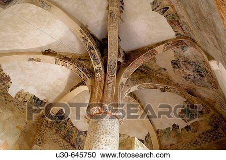 Stock Image - Ermita de San Baudelio de Berlanga. Casillas de Berlanga, Soria, Castilla y Le? n. Spain.. Fotosearch