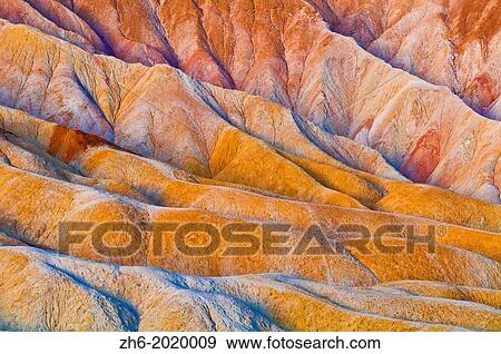 Eroded hills below Zabriskie Point, Death Valley National Park. California USA. View Large Photo Image Stock Photo - Eroded hills below Zabriskie Point, Death Valley National Park. California USA.. Fotosearch