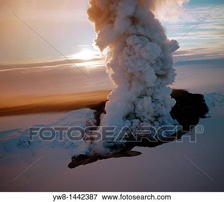 Eruption of Grimsfjall Volcano 1998, Vatnajokull Ice Cap, Iceland View Large Photo Image Stock Photo - Eruption of Grimsfjall Volcano 1998, Vatnajokull Ice Cap, Iceland. Fotosearch