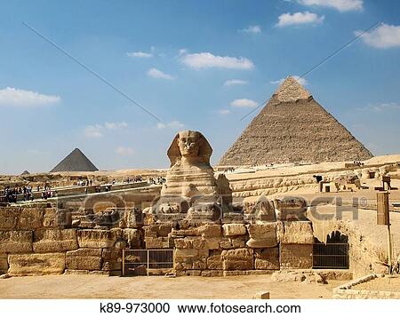 Esfinge, PirBmides Giza, El Cairo, Egipto View Large Photo Image Stock Image - Esfinge, PirBmides Giza, El Cairo, Egipto. Fotosearch