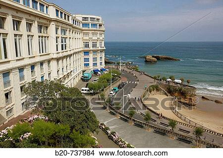 Espace Bellevue, Biarritz, Aquitaine, Pyrenees Atlantiques, France View Large Photo Image Picture - Espace Bellevue, Biarritz, Aquitaine, Pyrenees Atlantiques, France. Fotosearch