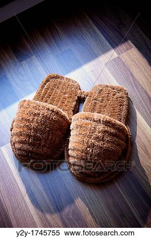 Stock Photography - Esparto shoes to cleaning shoes. Fotosearch