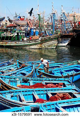 Essaouira harbour Morocco View Large Photo Image Stock Image - Essaouira harbour Morocco. Fotosearch
