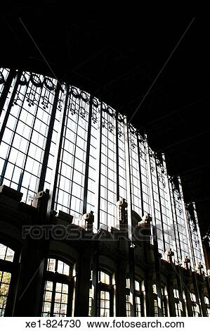 Stock Image - Estacio del Nord bus station, Barcelona. Catalonia, Spain. Fotosearch