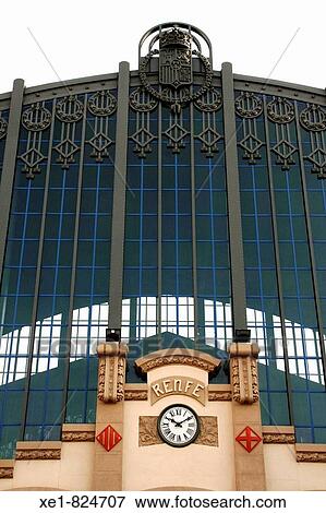 Stock Photo - Estacio del Nord bus station, Barcelona. Catalonia, Spain. Fotosearch
