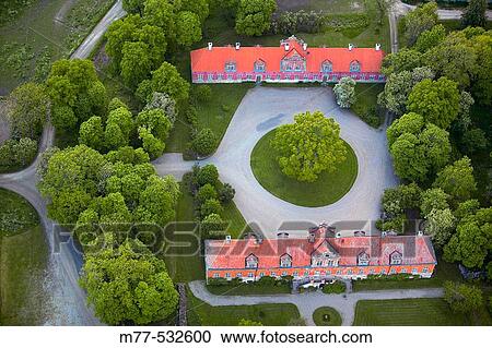 Estate, aerial view. Eskilstuna, Sodermanland, Sweden View Large Photo Image Stock Image - Estate, aerial view. Eskilstuna, Sodermanland, Sweden. Fotosearch