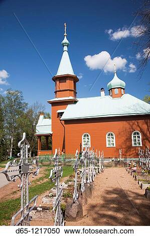 Estonia, Northeastern Estonia, Kuremae, Russian Orthodox Puhtitsa Convent, b 1895, small chapel View Large Photo Image Stock Image - Estonia, Northeastern Estonia, Kuremae, Russian Orthodox Puhtitsa Convent, b 1895, small chapel. Fotosearch