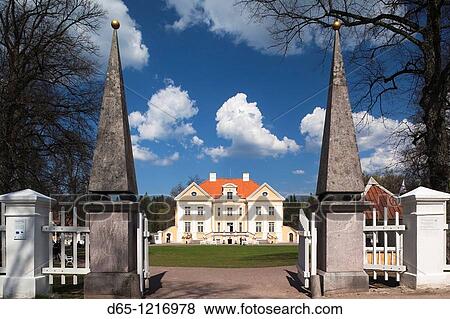 Estonia, Northeastern Estonia, Lahemaa National Park, Palmse, Palmse Manor House, 18th century, exterior View Large Photo Image Stock Photo - Estonia, Northeastern Estonia, Lahemaa National Park, Palmse, Palmse Manor House, 18th century, exterior. Fotosearch