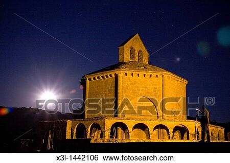 Stock Photograph - Eunate church Navarra Spain. Fotosearch