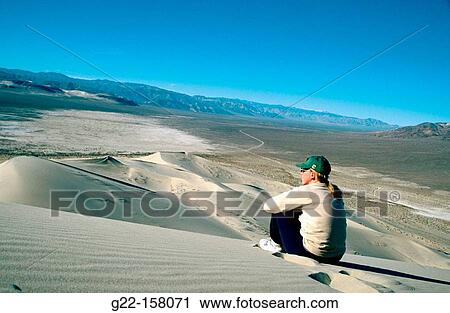 Stock Image - Eureka sand dunes. Death Valley NP. California. USA. Fotosearch