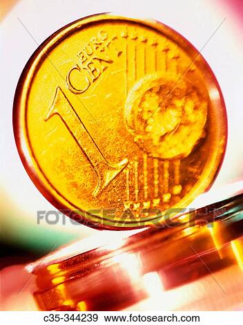 Euro coin View Large Photo Image Stock Photo - Euro coin. Fotosearch