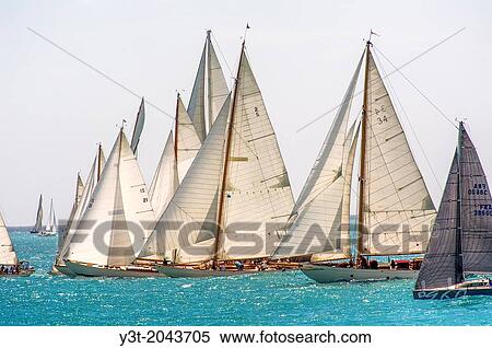 Europe, France, Alpes-Maritimes, Antibes. Les Voiles d'Antibes. Old sailing regatta collection, yachting trophy Paneira, a selection of the finest vintage yachts. View Large Photo Image Stock Photography - Europe, France, Alpes-Maritimes, Antibes. Les Voiles d'Antibes. Old sailing regatta collection, yachting trophy Paneira, a selection of the finest vintage yachts.. Fotosearch