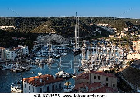 Europe, France, Corse-du-Sud, 2A Bonifacio, Marina View Large Photo Image Stock Photography - Europe, France, Corse-du-Sud, 2A Bonifacio, Marina. Fotosearch