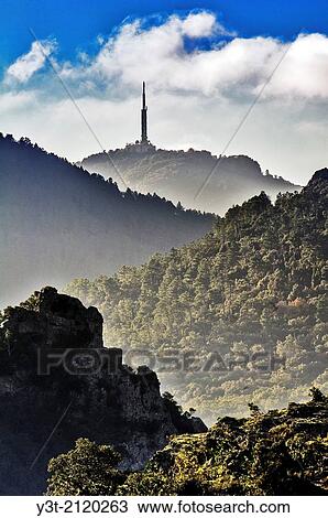 Europe, France, Var, Massif de l? Esterel. Telecommunication antenna on the hills of the mountains. View Large Photo Image Stock Image - Europe, France, Var, Massif de l? Esterel. Telecommunication antenna on the hills of the mountains.. Fotosearch