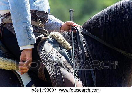 Stock Photo - Europe, France, Vaucluse, Pays de Sault Lavender festival Man dressed in traditional formal wear for feria. Fotosearch