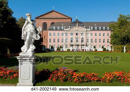 Europe, Germany, Rheinland-Pfaltz, Trier, Electoral Palace. View Large Photo Image Stock Photo - Europe, Germany, Rheinland-Pfaltz, Trier, Electoral Palace.. Fotosearch