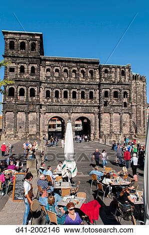 Europe, Germany, Rheinland-Pfaltz, Trier, Porta Nigra. View Large Photo Image Stock Photograph - Europe, Germany, Rheinland-Pfaltz, Trier, Porta Nigra.. Fotosearch