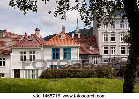Europe, Norway, Hordaland, Bergen, Stransiden district, Haugeveien street View Large Photo Image Stock Photograph - Europe, Norway, Hordaland, Bergen, Stransiden district, Haugeveien street. Fotosearch