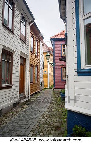Europe, Norway, Hordaland, Bergen, Strandsiden district View Large Photo Image Stock Photography - Europe, Norway, Hordaland, Bergen, Strandsiden district. Fotosearch