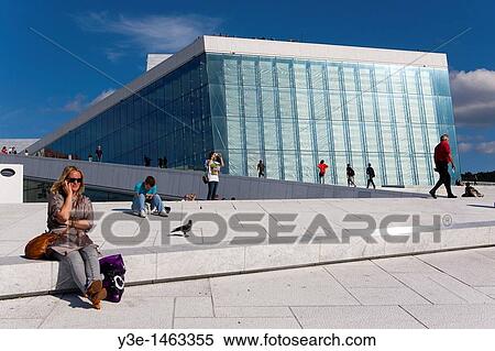 Europe, Norway, Oslo, Oslo Opera House, Snohetta architect View Large Photo Image Stock Photography - Europe, Norway, Oslo, Oslo Opera House, Snohetta architect. Fotosearch