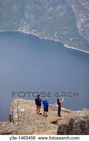 Europe, Norway, Rogaland, Lysefjorden, Preikestolen rock View Large Photo Image Stock Photograph - Europe, Norway, Rogaland, Lysefjorden, Preikestolen rock. Fotosearch