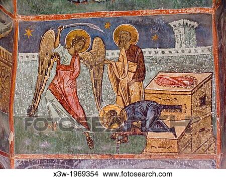 europe, romania, bucovina, humor monastery, frescos. View Large Photo Image Picture - europe, romania, bucovina, humor monastery, frescos.. Fotosearch