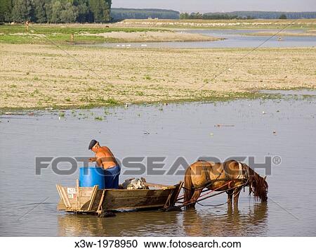 Stock Image - europe, romania, delta of the danube river, galati.. Fotosearch