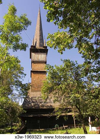 europe, romania, maramures, wooden church of surdesti. View Large Photo Image Stock Image - europe, romania, maramures, wooden church of surdesti.. Fotosearch