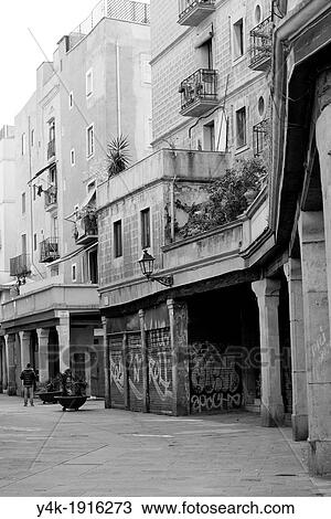 Europe, Spain, Barcelona, Born neighborhood View Large Photo Image Stock Image - Europe, Spain, Barcelona, Born neighborhood. Fotosearch