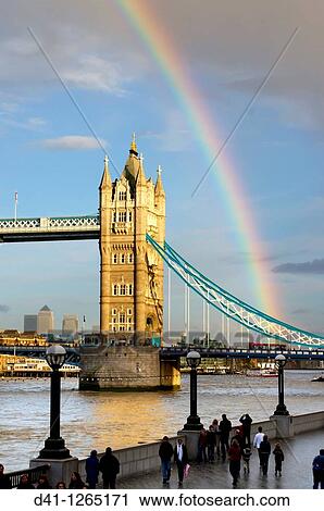europe, UK, England, London, Tower Bridge rainbow View Large Photo Image Stock Image - europe, UK, England, London, Tower Bridge rainbow. Fotosearch