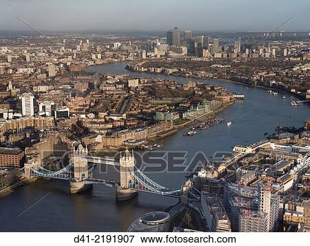 Europe, UK, England, London, Tower Bridge aerial. View Large Photo Image Stock Photo - Europe, UK, England, London, Tower Bridge aerial.. Fotosearch